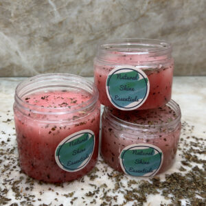 Mentha piperita sugar scrub