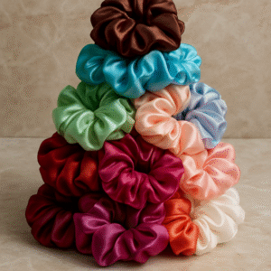 Satin Glow Scrunchies 2PCS